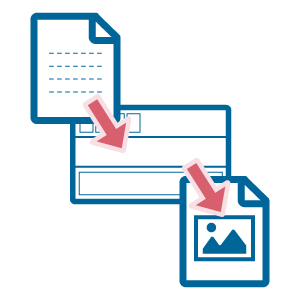 画像ファイルに変換