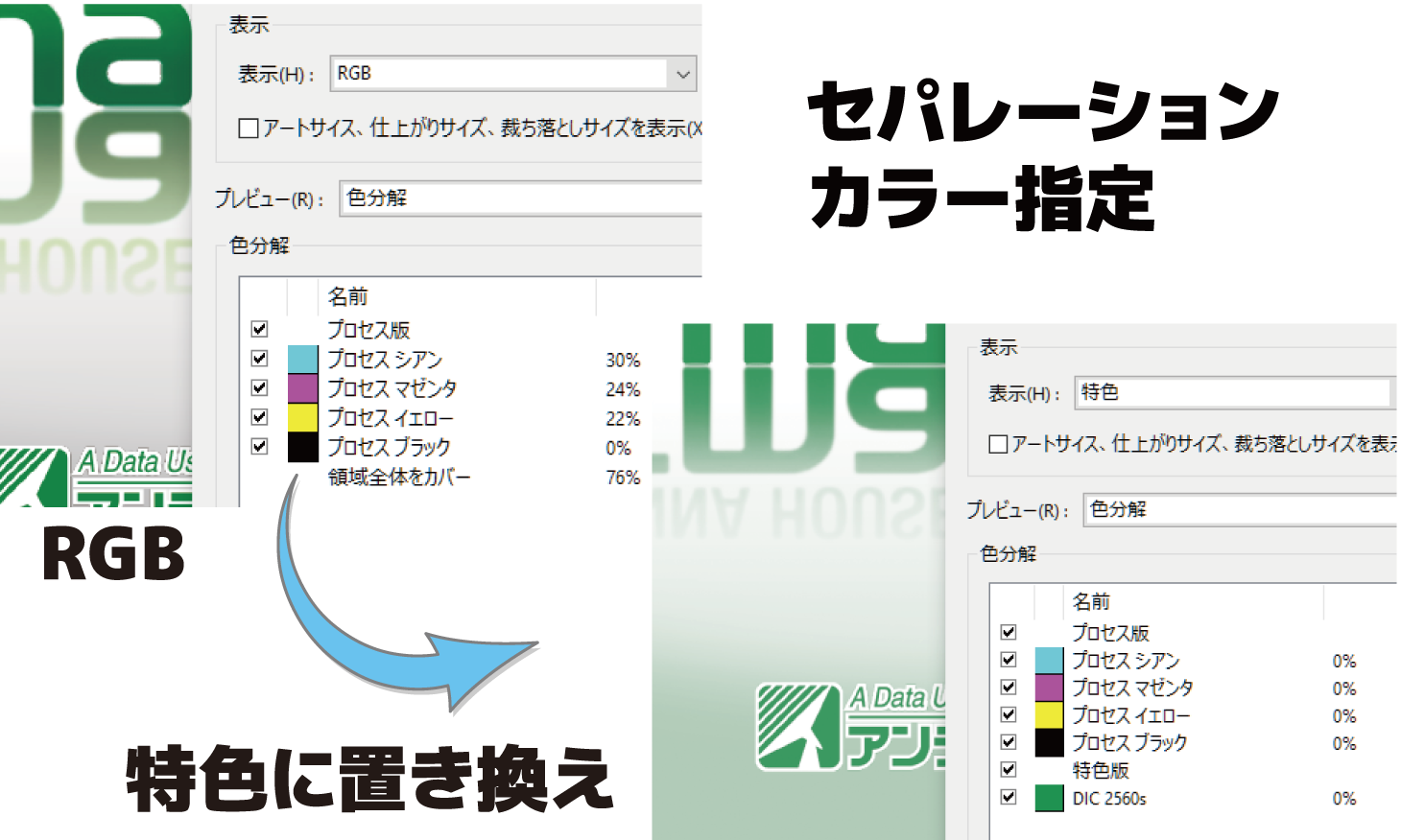 AddTextSetSeparationColor_Top
